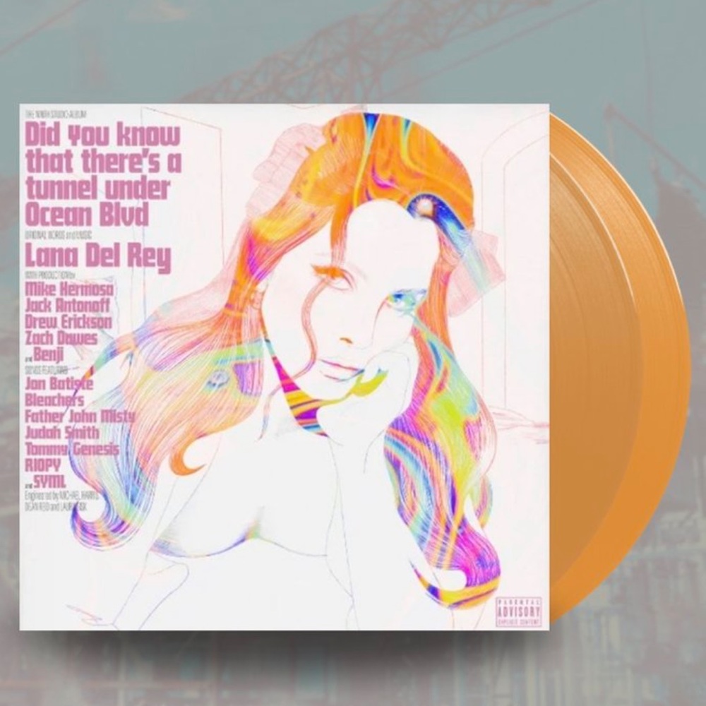 Lana Del Rey Festival Edition Vinyl Record Did You Know That There's a Tunnel